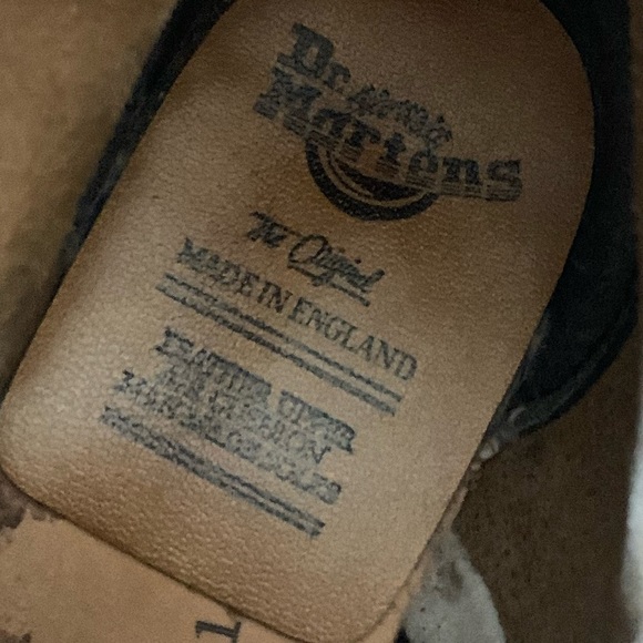 Dr martens lace up boots made in England 10 eye - Picture 9 of 11